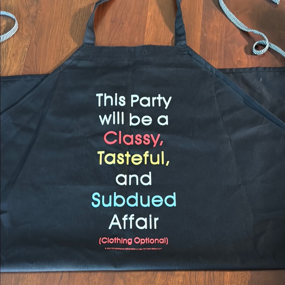 A funny apron from the Funny Apron Company